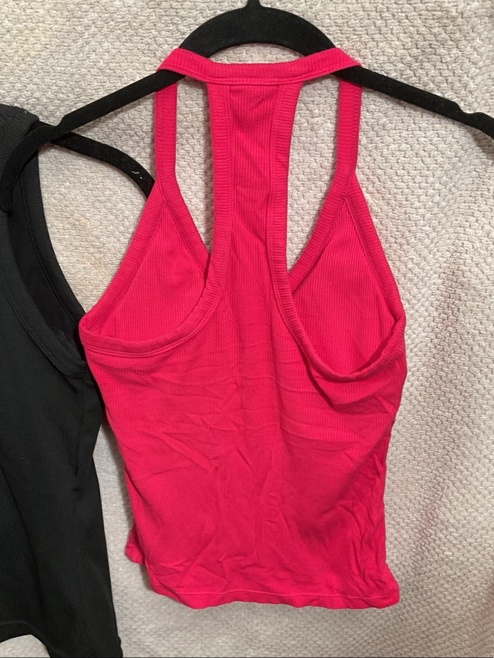 Two Ribbed V-Neck Tank Top - Picture 7 of 7